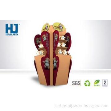 Creative Two Sides Custom Cardboard Display for Glowing toy